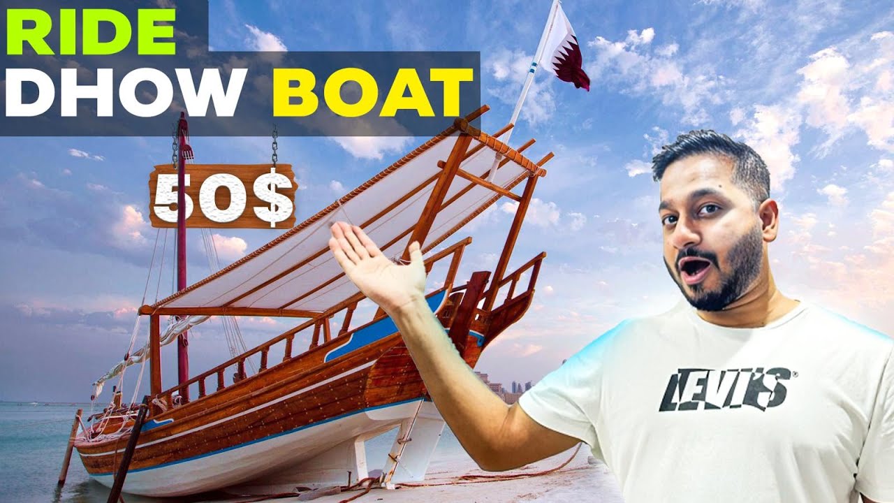 $10 DHOW BOAT ride in Doha Qatar 🇶🇦 | Things to do in Qatar