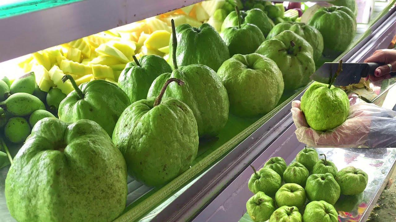 100% Fresh Fruits, Natural Guava and Local Fruits Very Delicious | Cambodia Street Food