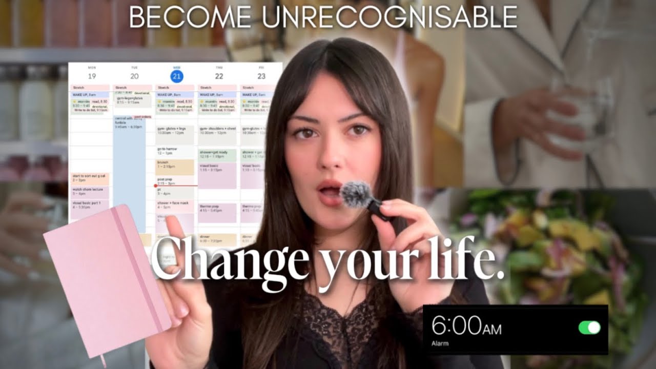 🤍How to glow up & FINALLY become your dream self | New year goals 