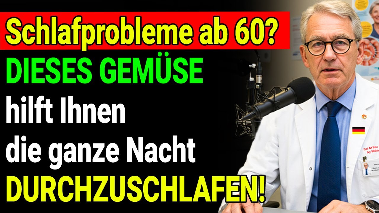 Schlafprobleme ab 60? Dieses EINE Gemüse hilft Ihnen, endlich durchzuschlafen!