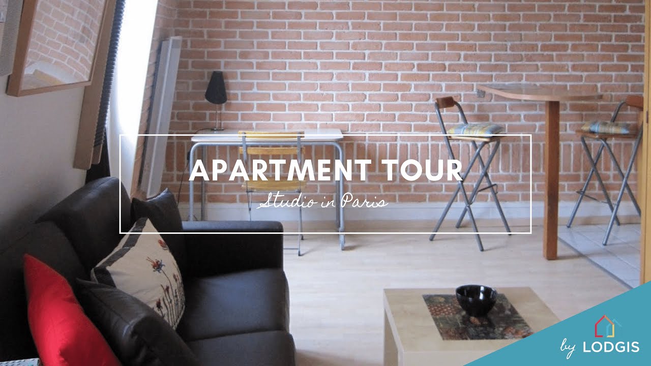 Apartment Tour // Furnished  28m2 in Paris – Ref : 1040828