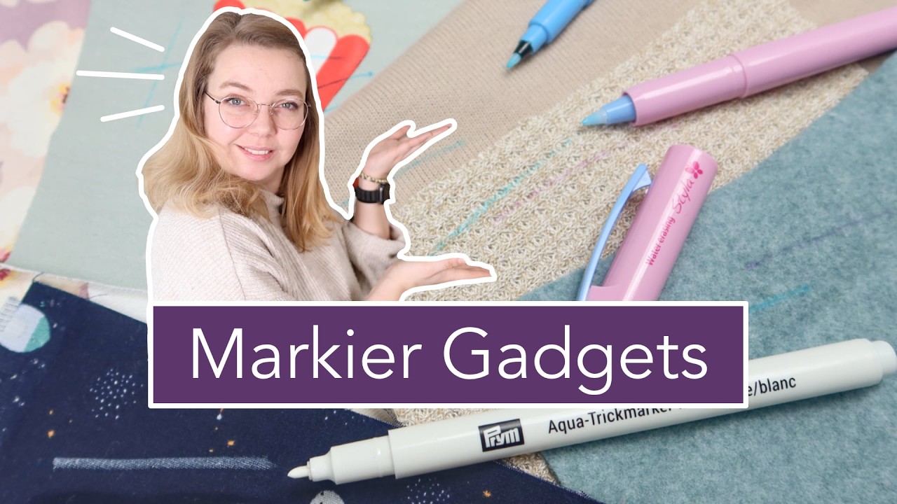 Stoffe Markieren: Meine liebsten Markierstife | Nastjas Nähtipps