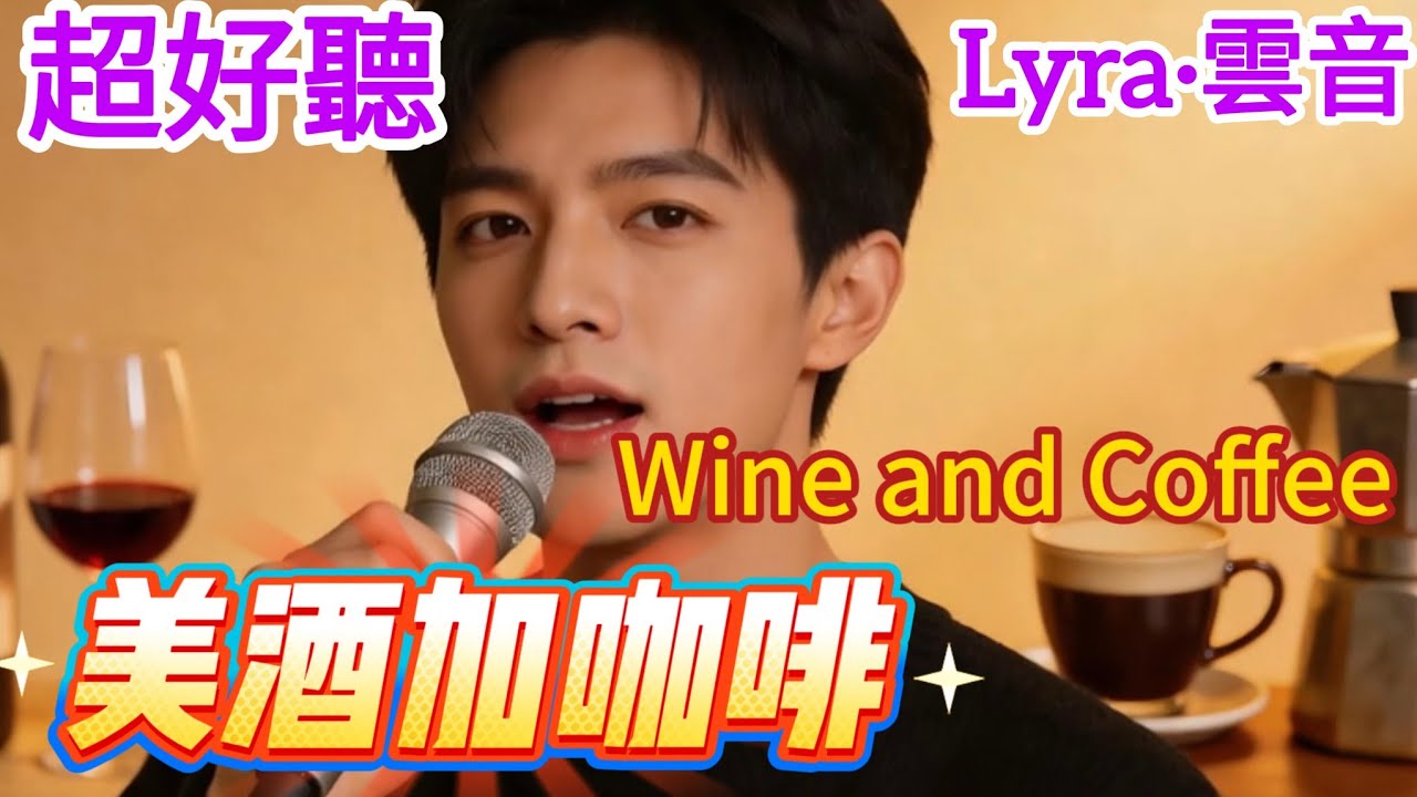 Lyra·雲音 翻唱 超好聽 |《美酒加咖啡》| 男聲版 | 原唱:鄧麗君 | 美酒加咖啡，我只要喝一杯，想起了過去，又喝了第二杯 |Beautiful | 