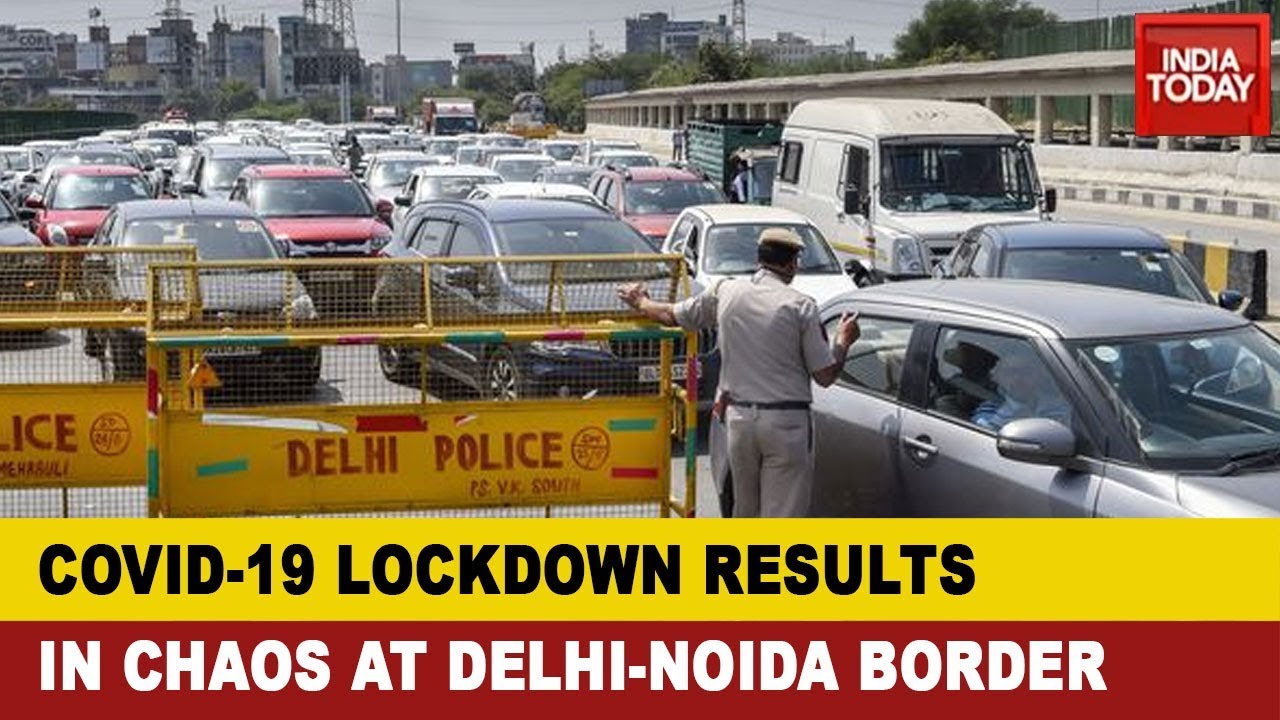 Coronavirus Outbreak: Massive Jam At Delhi-Noida Border Amid Lockdown