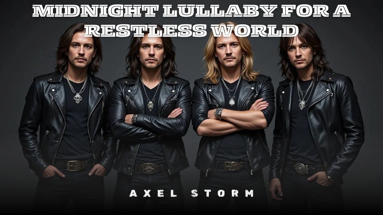 Midnight Lullaby for a Restless World|Dark Modern Rock with Hair Rock Emotion