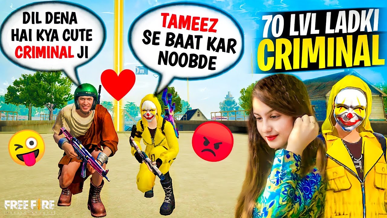 Random Yellow CRIMINAL Pro LADKI call me HACKER 🤣jab maine ATOM-BOM se 1Tap mara - Garenafreefire