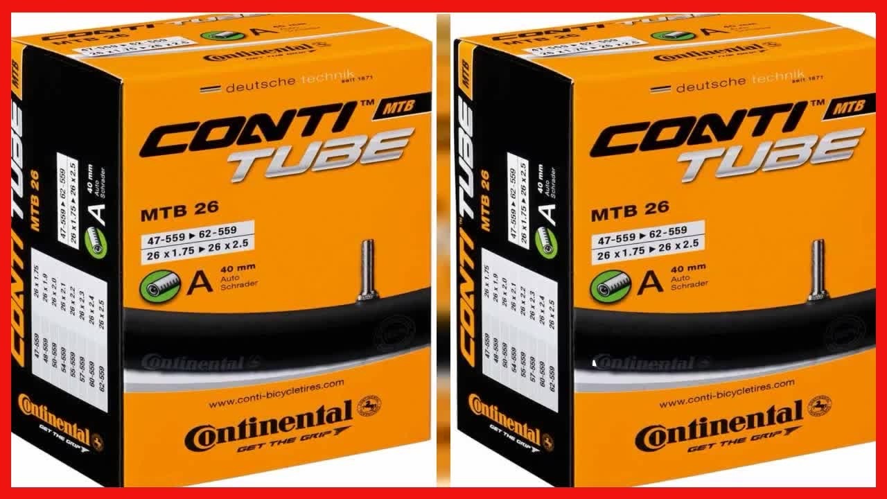 Continental MTB Tubes: Reliable, Durable, and Built for Serious Riders