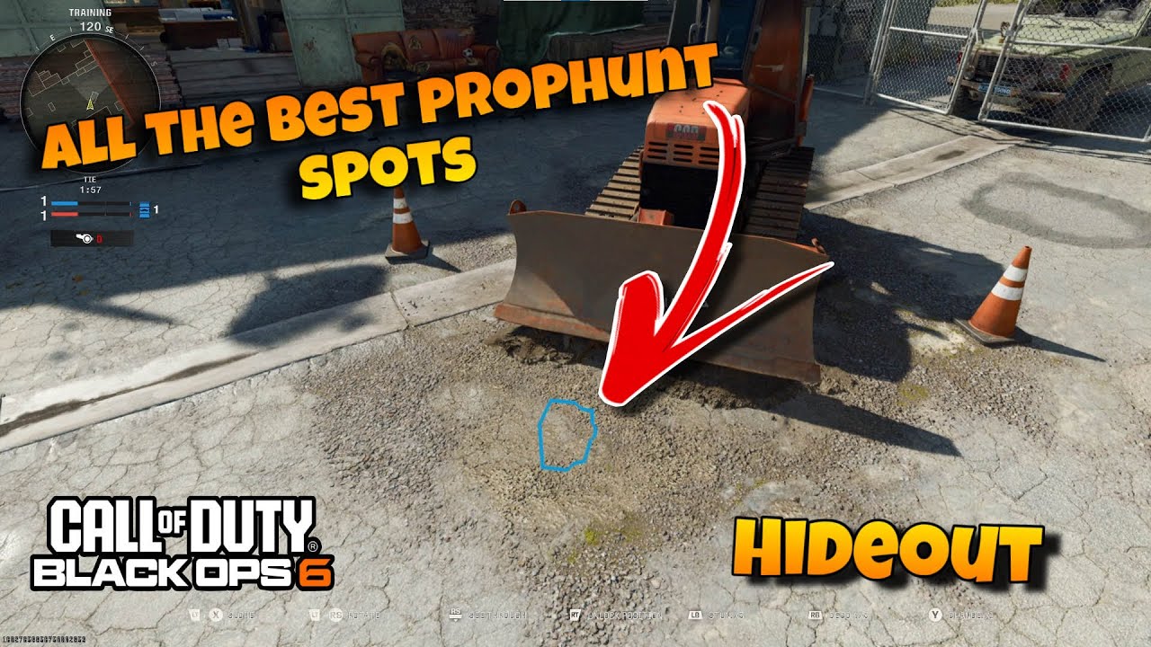 BO6 PROP HUNT: All *BEST* Working Glitch & Spots on Prop Hunt- On Hideout!