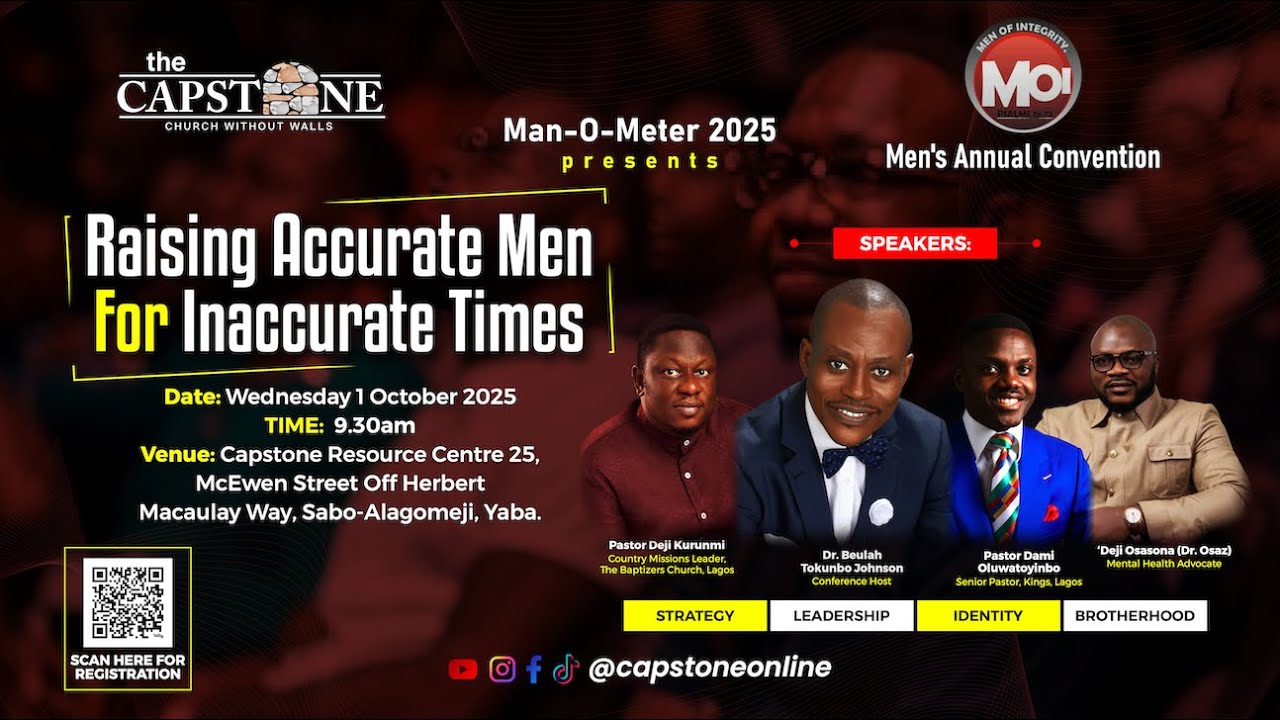 Man-O-Meter Conference - Raising Accurate Men For Inaccurate Times