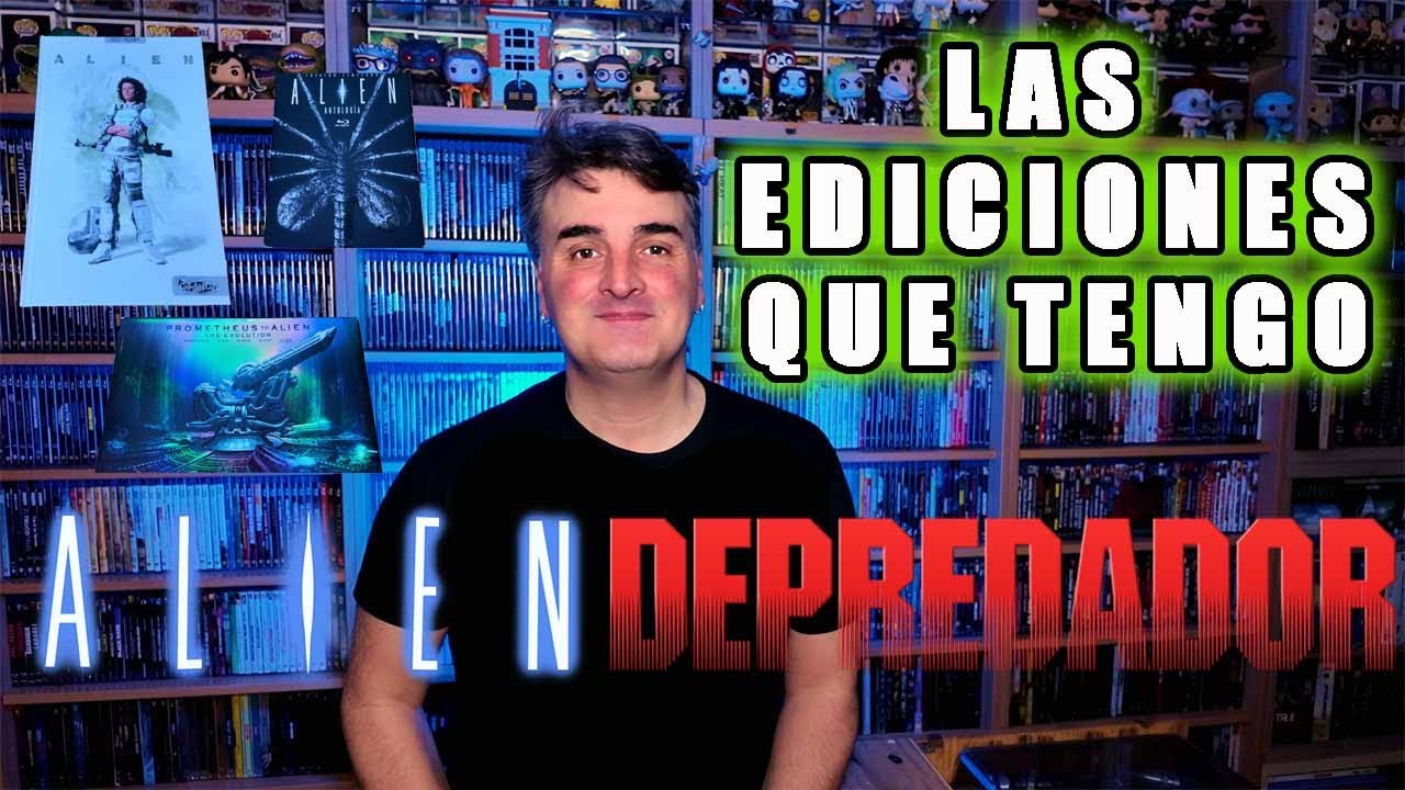 ALIEN Y DEPREDADOR, BLURAYS Y FIGURAS