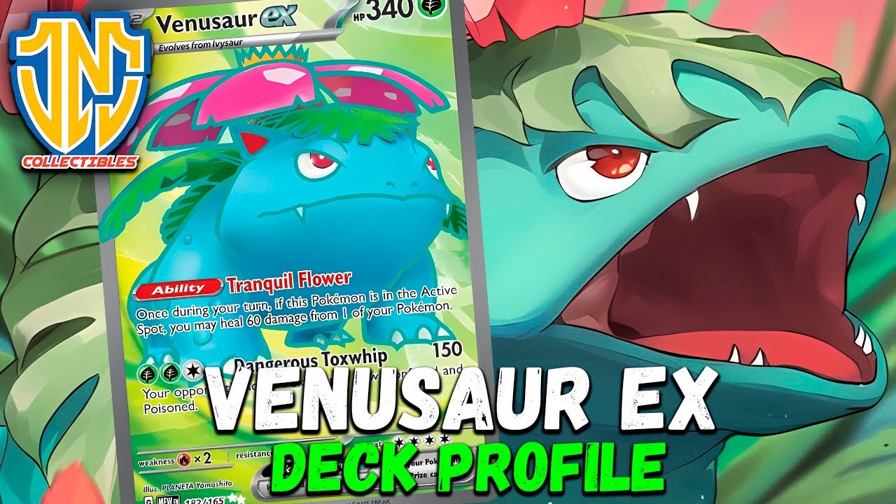 Venusaur EX Deck Profile! ft. JNC Nick