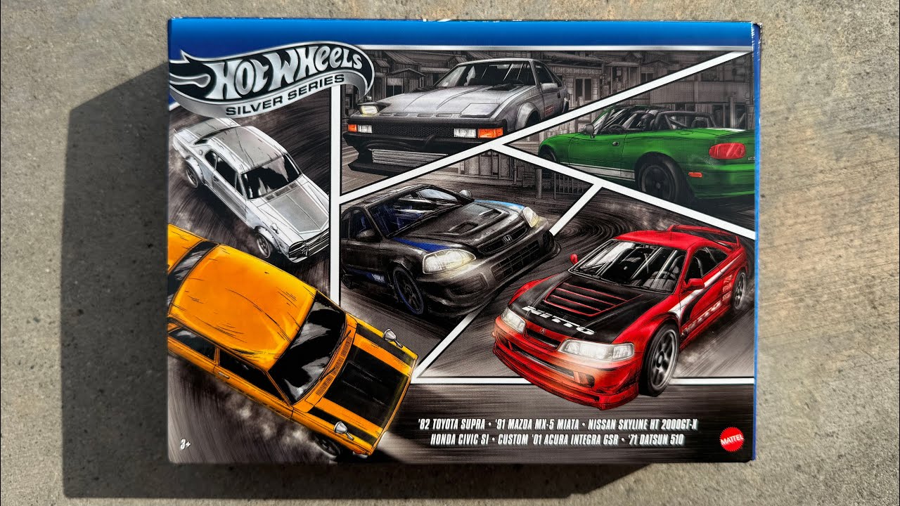 Hot Wheels Silver Series Japanese Box Set Unboxing/Review!