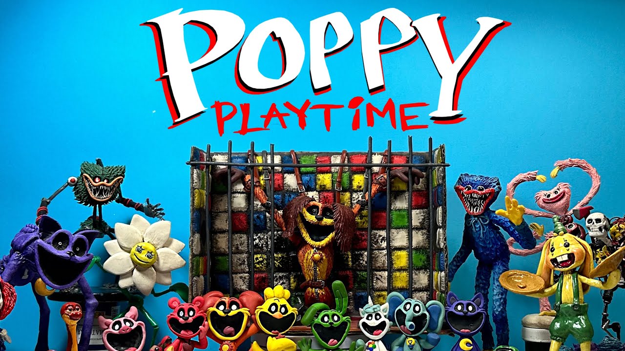Making ALL POPPY PLAYTIME CHARACTERS with POLYMER CLAY ★ POPPY PLAYTIME COMPILATION