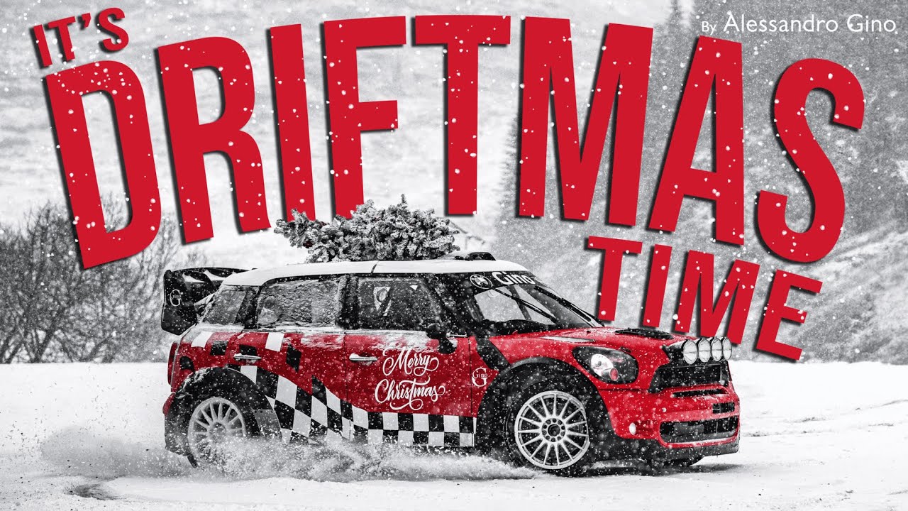 It's Driftmas Time - Mini Countryman WRC Snow Drift