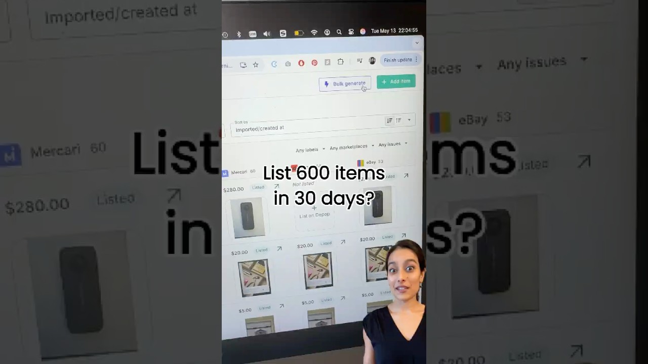 Short answer: With Nifty, you can list 600 items in a day! 🚀