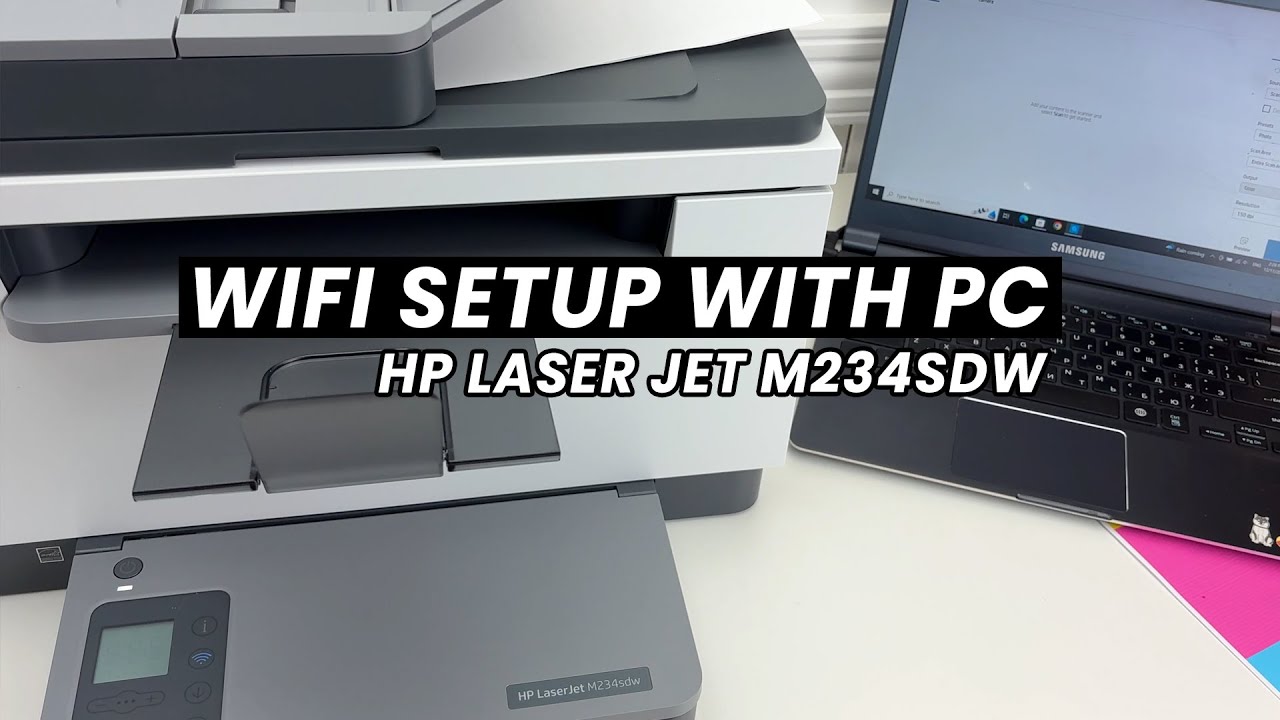 Как настроить Wi-Fi МФУ HP LaserJet M234sdw на компьютере под управлением Windows