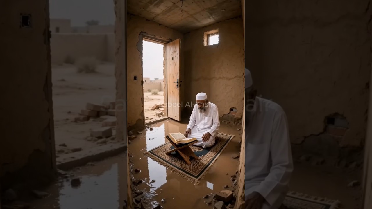 A Flood Destroyed His Home&hellip; Then a Stranger Rebuilt It 🤲 | Islamic AI Story