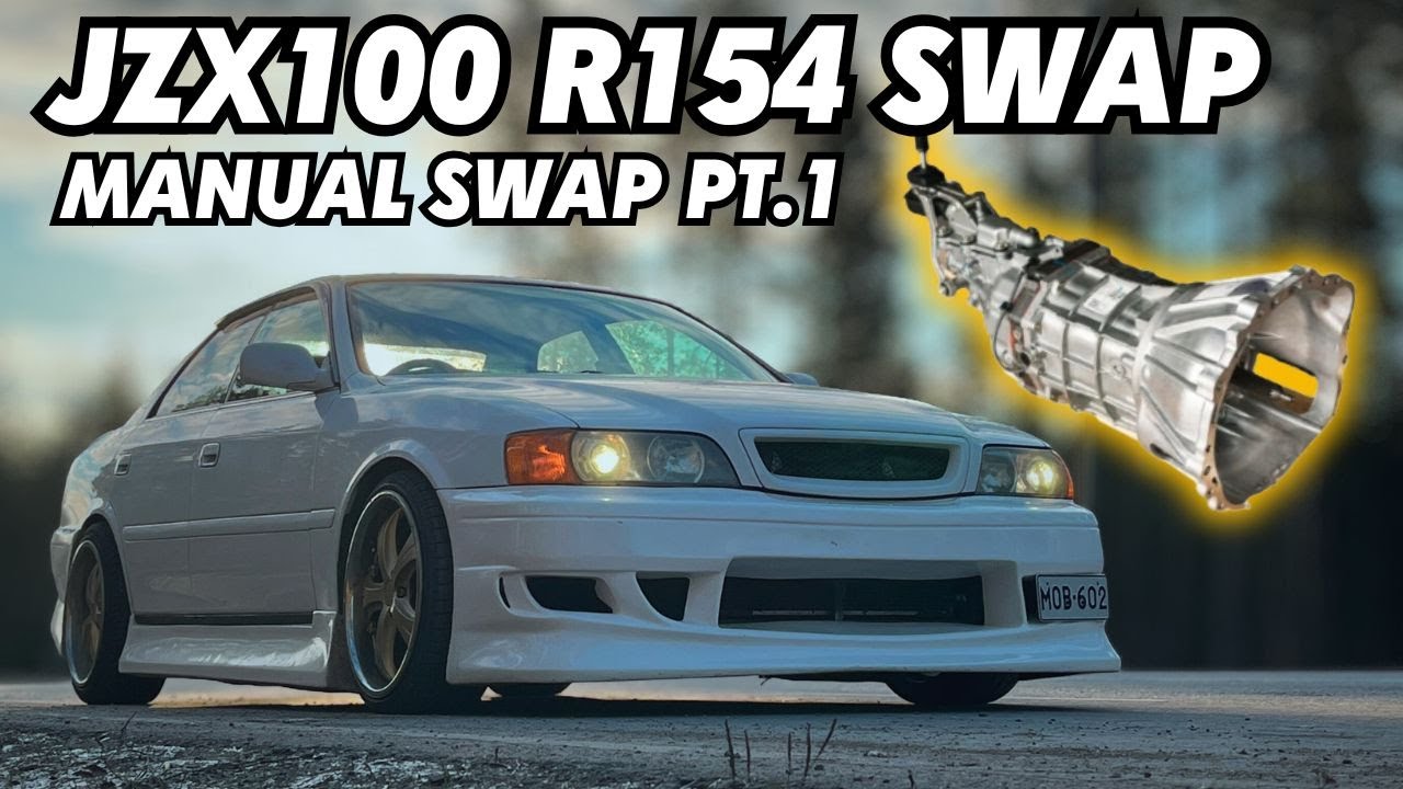 R154 MANUAL Swapping my Toyota Chaser JZX100 DRIFT CAR!