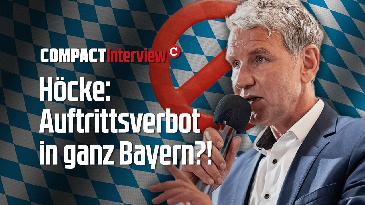 Höcke: Auftrittsverbot in ganz Bayern?!