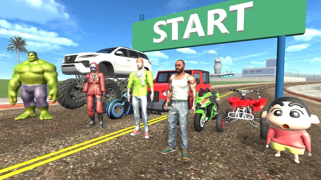 Franklin Playing Impossible Ramp Challenge With His Friends In Indian Bikes Driving 3d