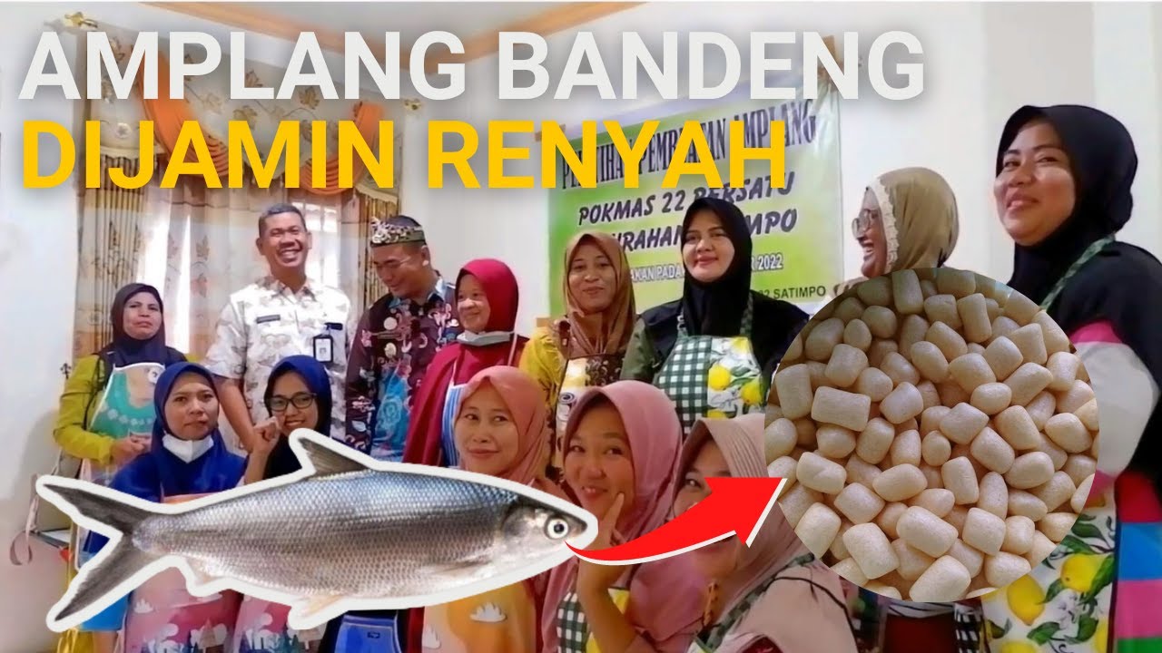 Pembuatan Amplang Ikan Bandeng Laut | STIMULAN 2022 BONTANG