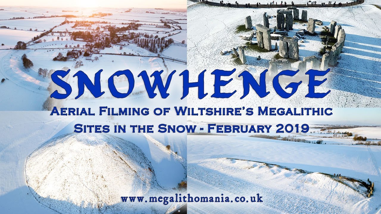 Snowhenge | Aerial Film of Stonehenge, Avebury & Other Megalithic Sites in the Snow | Megalithomania