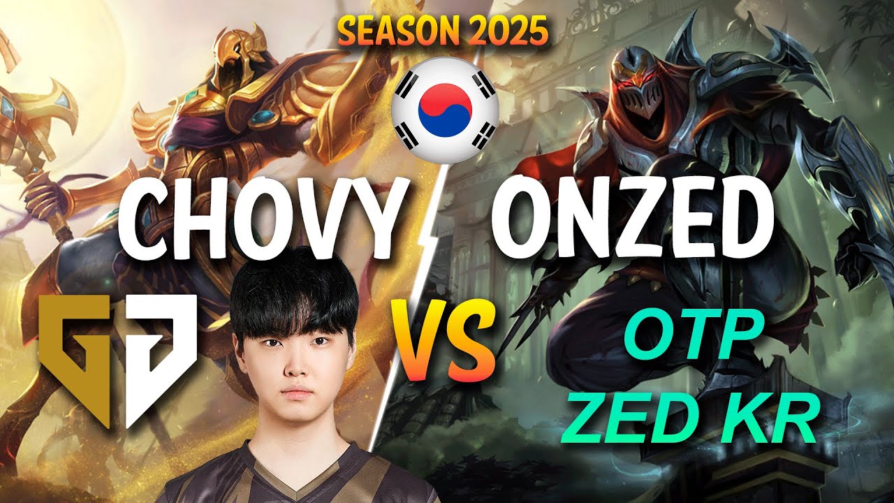 GEN Chovy vs Onzed - Chovy AZIR vs OTP ZED KR - Patch 15.2 KR Ranked | lolrec