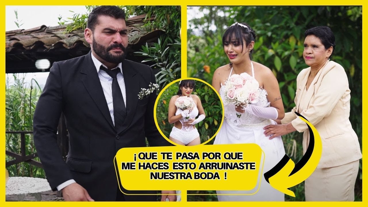 Novio rompió el vestido de la novia antes de la casarse. #reflexiones #eldiariodeandrea