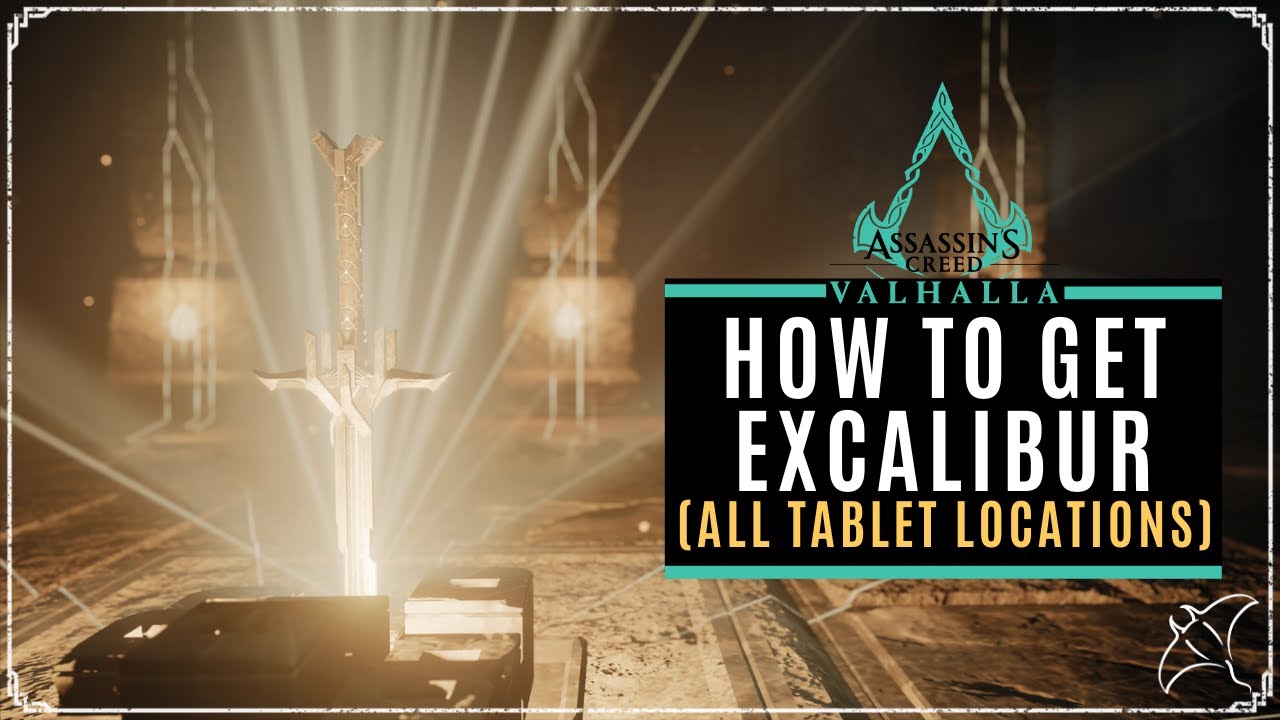 How To Get Excalibur (All Mysterious Tablet Locations) | AC Valhalla