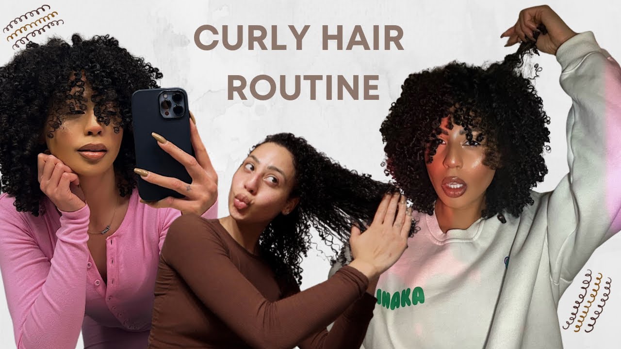 my curly hair routine for soft & fluffy curls (NO HEAT)