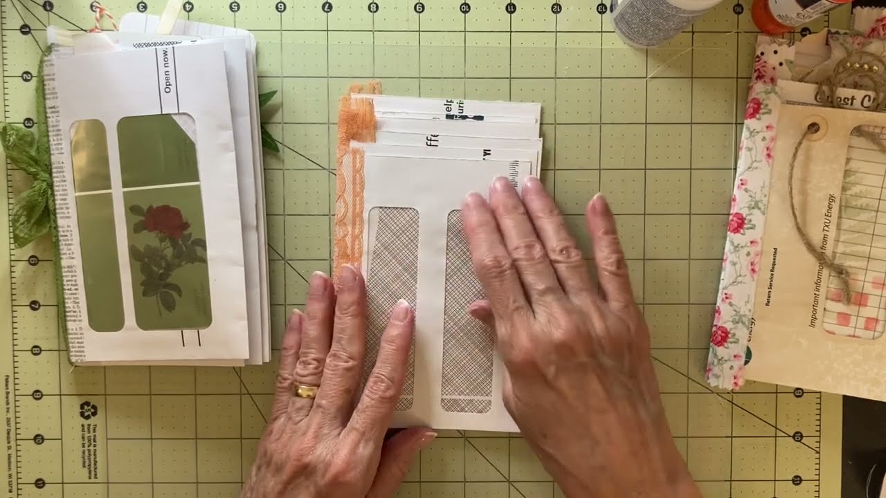 Next Idea for Using Window Envelopes--Ephemera Holder Books