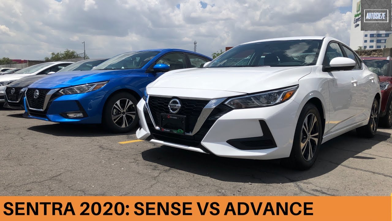 NUEVO Nissan Sentra 2020 Sense TM vs Advance CVT | AUTOSIE7E