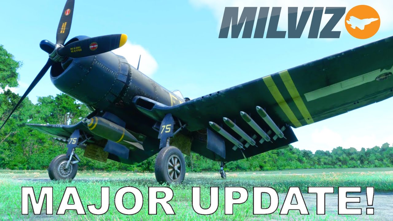 MILVIZ FG-1D Corsair | Оружие и многое другое! | Крупное обновление | Microsoft Flight Simulator ...