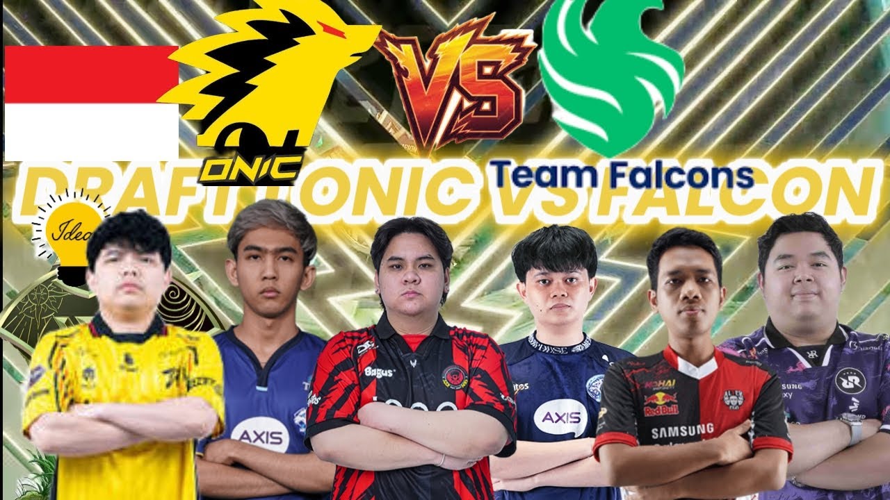 KEJENIUSAN COACH ADI DI DRAFT TIM ONIC VS FALCON | REAKSI STREAMER