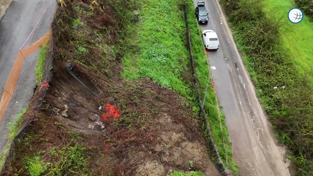 Roma, frana a Monte dell’Ara: traffico in tilt, 12 Marzo 2026