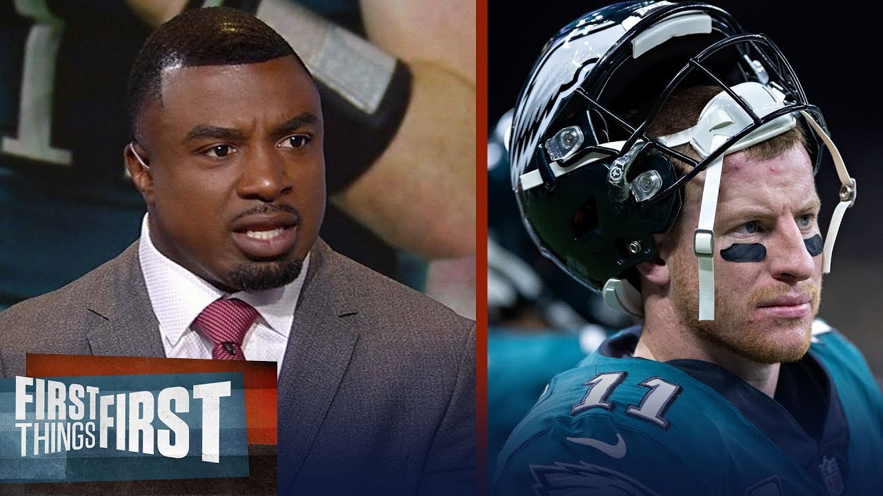 Brian Westbrook weighs in on Carson Wentz being compared to Tom Brady | NFL | FIRST THINGS FIRST