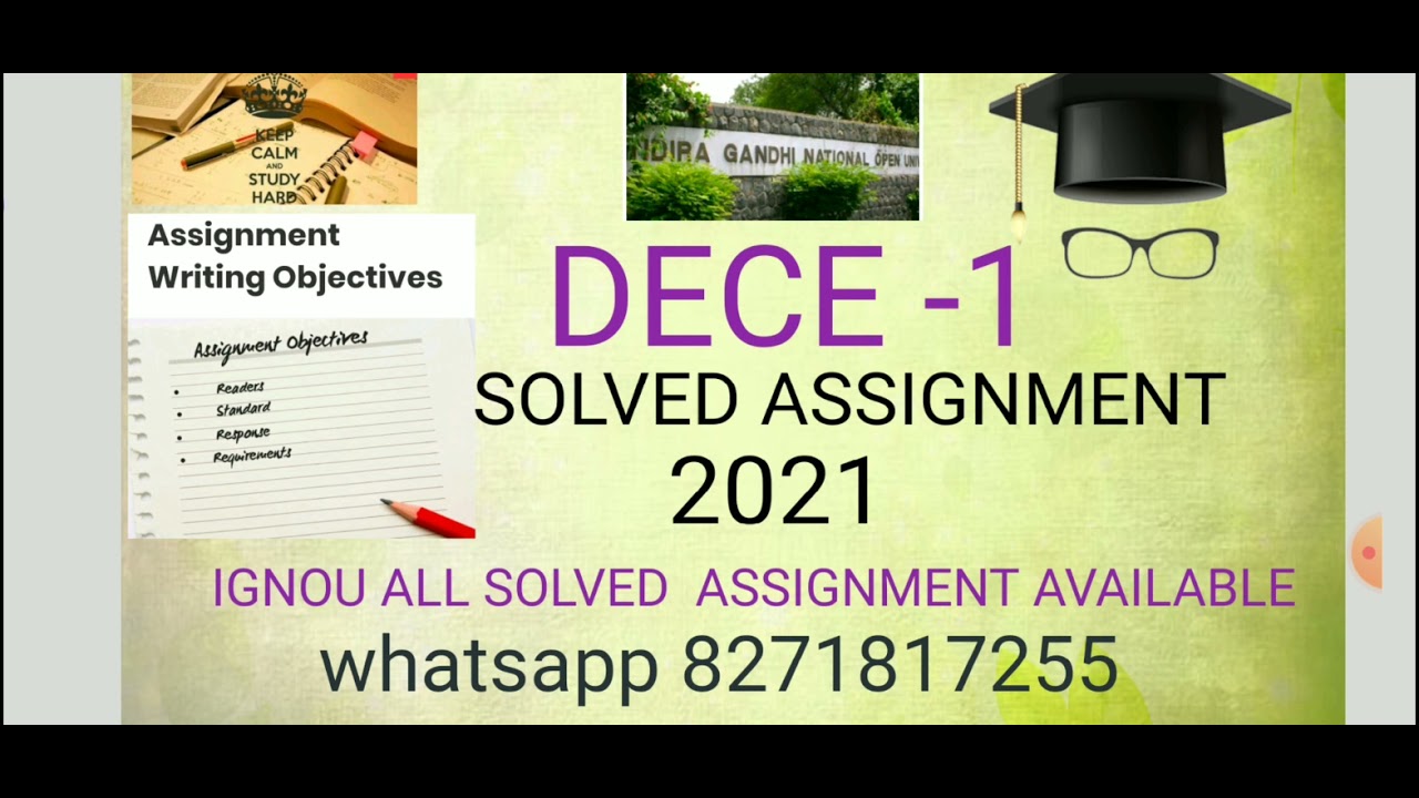 DECE -1 SOLVED ASSIGNMENT  2021- 2022