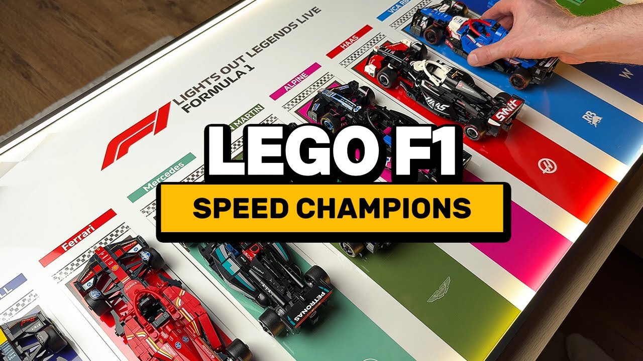 LEGO F1 Collection Review / Win LED Wall Frame!