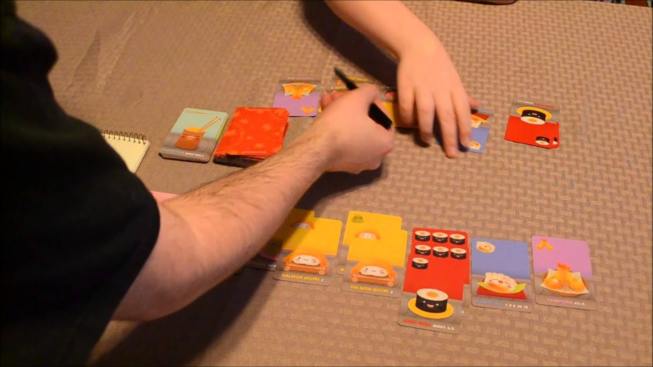 DGA Plays Board Games: Sushi Go! w/ Dad & Vinnie Jr