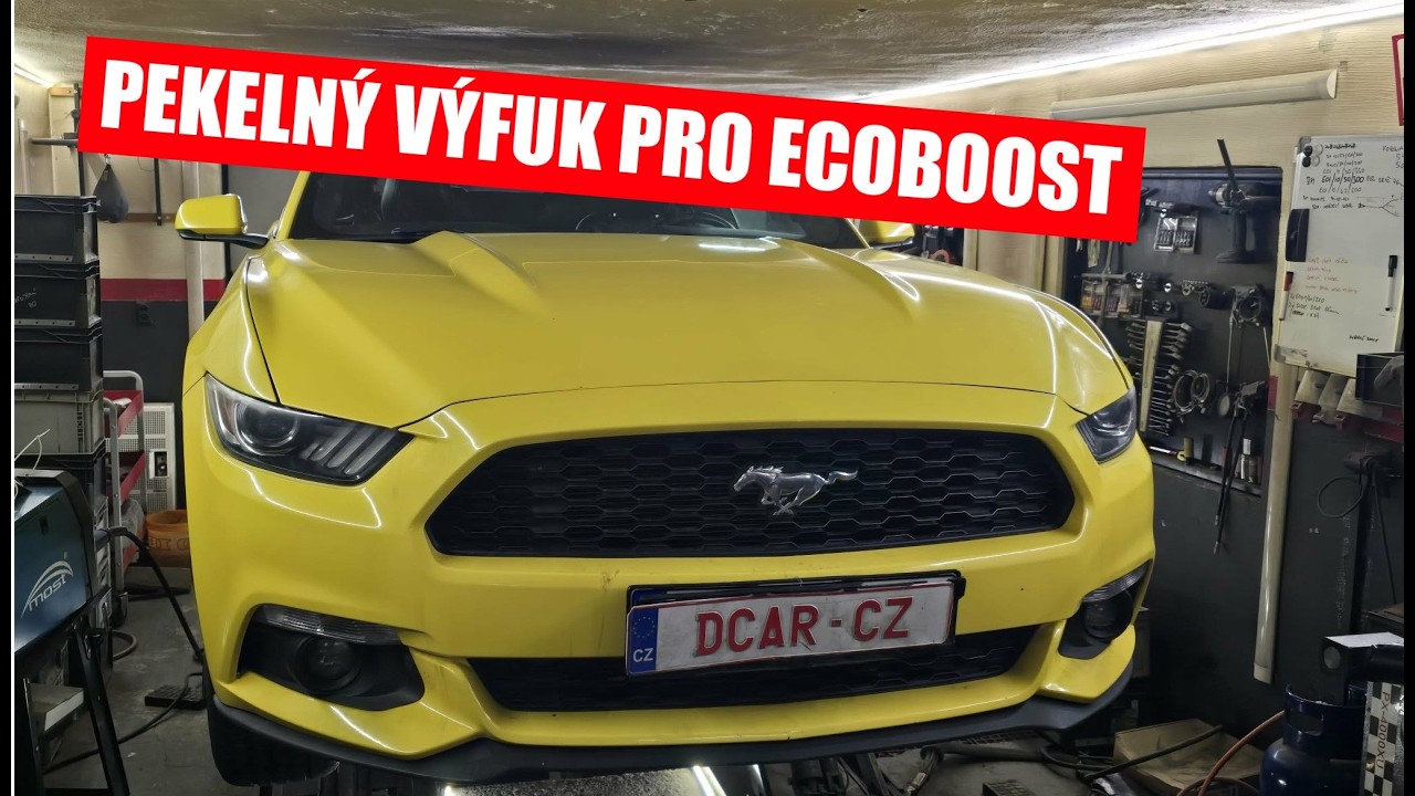 Ford Mustang 2.3 turbo Ecoboost - zak&aacute;zkov&yacute; v&yacute;fuk s přep&iacute;n&aacute;n&iacute;m hlučnosti DCar.cz