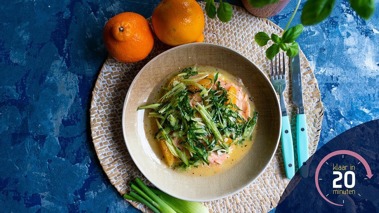 Zalm met venkelsalade en burrata | Klaar in 20 minuten
