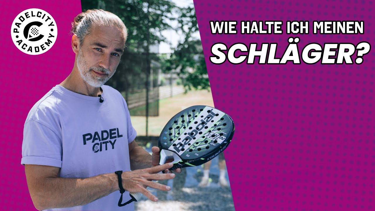 Wie halte ich den Schläger beim Padel richtig? | Padel-Basics