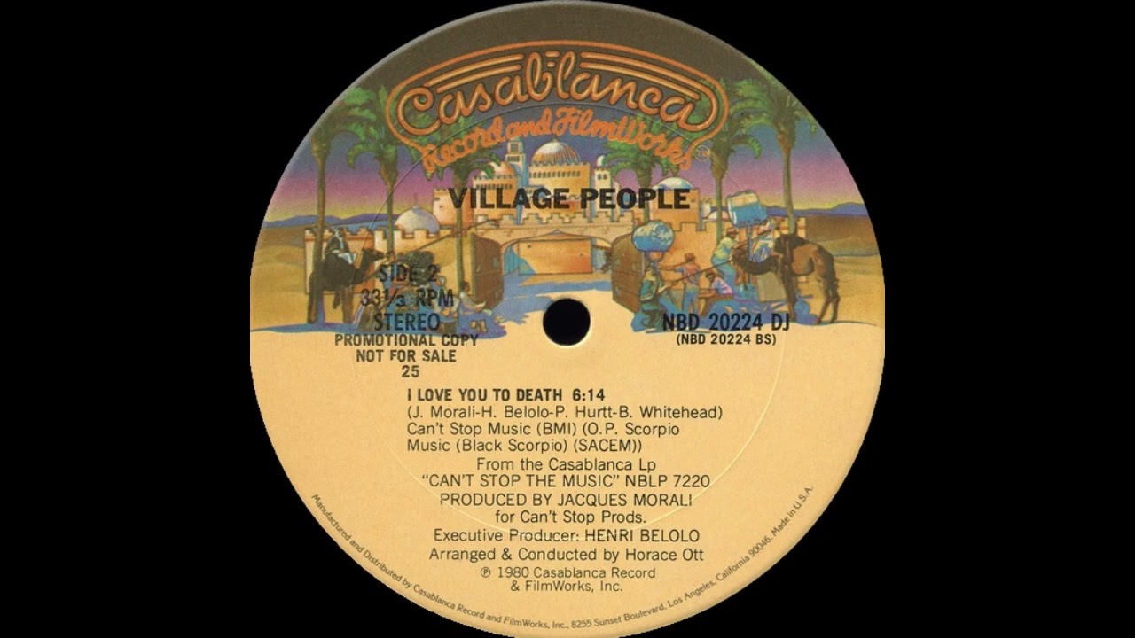 Village People - I Love You to Death [Disco Version] (David Hodo on Lead Vocals)