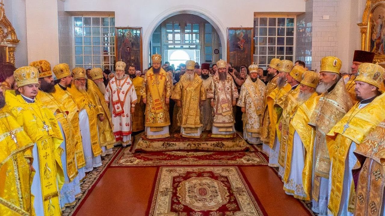 Соборне архієрейське богослужіння в Красногірському Золотоніському жіночому монастирі (13.07.2022р.)
