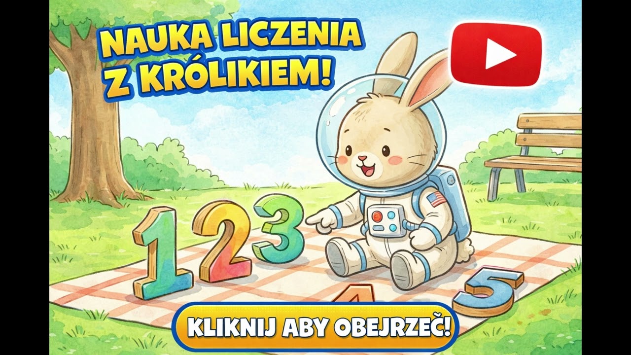 Rocket Bunny - Raz, dwa, trzy – liczysz Ty! 🎵 Piosenka o cyferkach dla dzieci 🔢