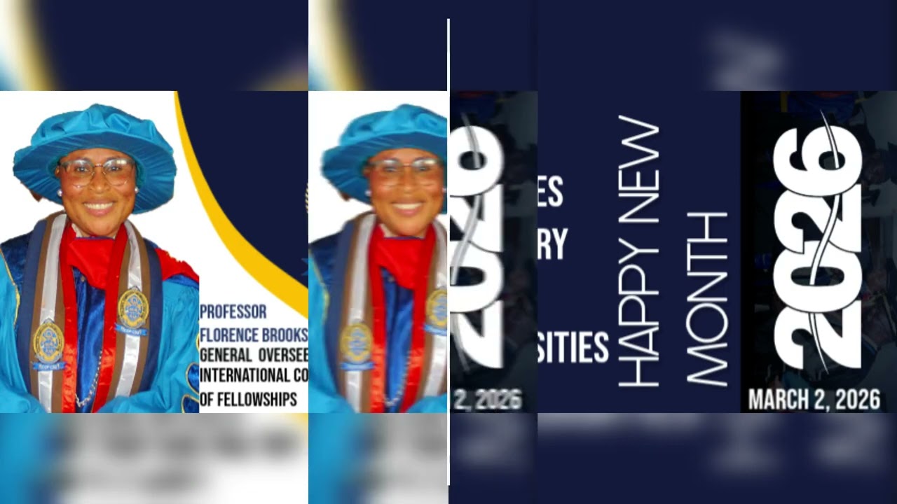 Prayer for the Month Of March 2026 By Professor Florence Brooks, General Overseer -icof