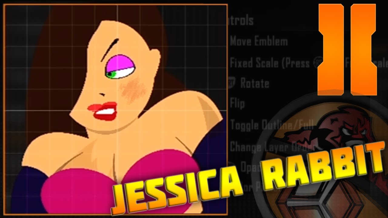 Black Ops  2 - Woman Emblem Tutorial (Jessica Rabbit)