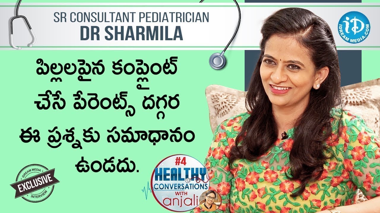 Sr Pediatrician Dr Sharmila Exclusive Interview | Full Video | Healthy Conversations with Anjali #5