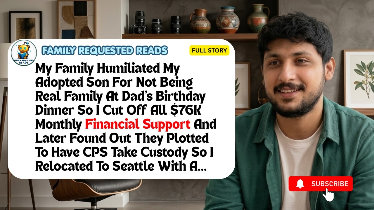 During my dad’s birthday meal, my sister glanced at my son and told everyone, “He doesn’t need a...