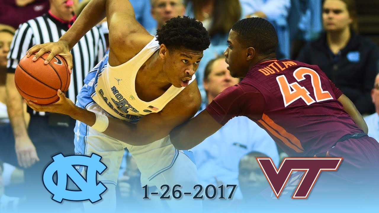 UNC Basketball: #9 North Carolina vs Virginia Tech | 1-26-2017 | Full Game
